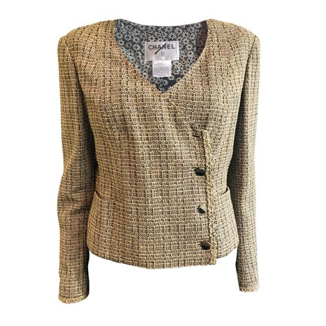 chanel jackets for sale|chanel tweed jacket outlet.